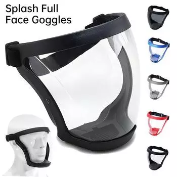 Прозрачная защитная крышка для лица, защитная маска для работы, мотоцикла, велосипеда, велосипеда, пылезащитная маска, бытовые кухонные инструменты