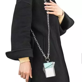 Прозрачная женская сумка через плечо, простая модная прозрачная сумка через плечо с цепочкой, маленькие водонепроницаемые сумки, коробка для визитных карточек с твердым корпусом прозрачный