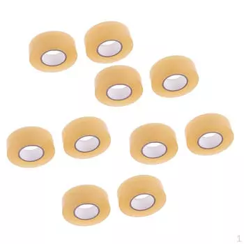 ПРОЗРАЧНАЯ лента для хоккейных носков, 10 рулонов по 1 дюйм, расходные материалы