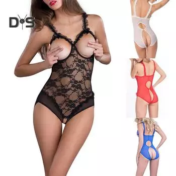 Эротическое женское белье с открытой грудью M