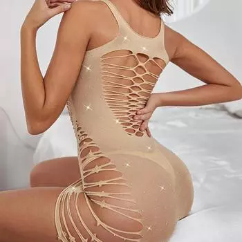 Прозрачное эротическое платье женское нижнее белье Babydoll порно косплей сексуальное женское белье для женщин костюмы ажурные пижамы женское нижнее белье One Size