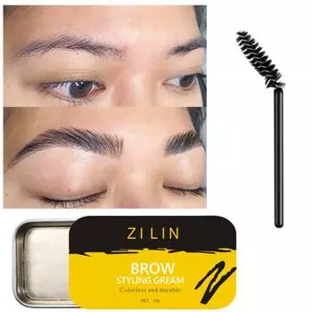 Прозрачное долговечное натуральное мыло с кисточкой, универсальный инструмент для макияжа, не слеживающееся крем-мыло для укладки бровей для женщин