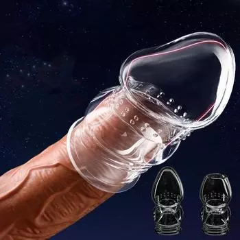 Прозрачное кольцо для пениса, кольца крайней плоти для задержки эякуляции, многоразовые кольца для пениса, удлинитель, секс-игрушки для мужчин