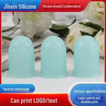 Прозрачное силиконовое баночное устройство для осушения и терапии отрицательным давлением small can outer diameter 3cm синий