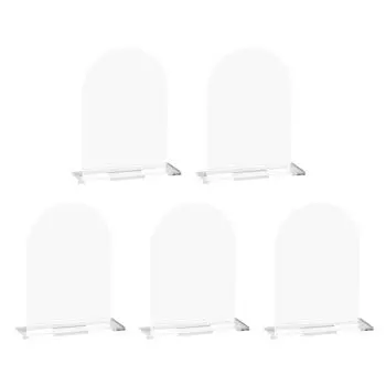 Прозрачные акриловые пустые свадебные настольные карты с держателем, набор для украшения стола на день рождения, фестиваль, вечеринку