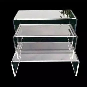 Прозрачные акриловые стеллажи Sagit, крепления для полок для статуэток, буфетов, One Size