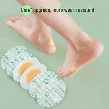 Прозрачные антифрикционные наклейки на пятку для женщин - невидимая защита лодыжки