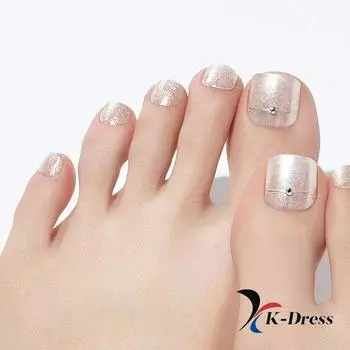 Прозрачные атласные кончики ногтей Magic Press Dashing Diva