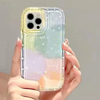 Прозрачные чехлы для телефонов iPhone 11, чехол для iPhone 13, 12, 14, Pro, Max, 11, Xr, X, Xs, 6, 7, 8, Plus, Se 2022, 2020, мягкая задняя крышка, художественная тушь, живопись For iPhone 6 6S