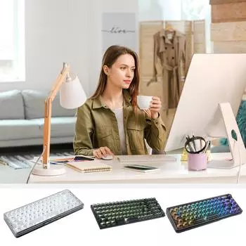 Прозрачные и стильные колпачки для клавиш ПК OEM 115Key для механических клавиатур Улучшите свои ощущения от печати A