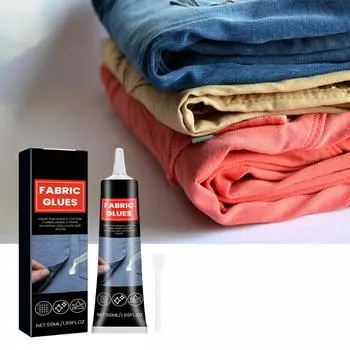 Прозрачные клеи для тканей Клеи для шитья Быстросохнущие клеи для ремонта одежды Клеи для ткани Джинсовая одежда Ремонт кукол A1