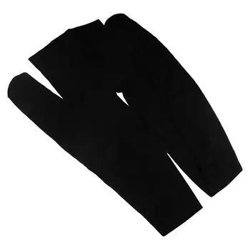 Прозрачные колготки с леопардовым принтом, эластичные длинные носки, удобные чулки с леопардовым принтом для девочек чёрный