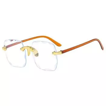 Прозрачные компьютерные очки для женщин и мужчин, анти-синий свет, большая квадратная оправа, очки с блокировкой, оптические очки для очков