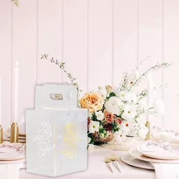 Прозрачные коробки для подарков Пустая коробка для закусок Делюкс Конфеты Угощение Подарочные Портативные Прозрачные