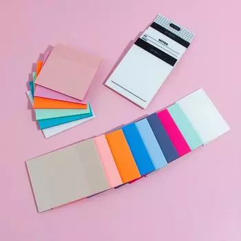 Прозрачные липкие блокноты, водонепроницаемый самоклеящийся блокнот для заметок, блокнот для учителей, студентов, сотрудников, школьные канцелярские товары 7.5x7.5cm