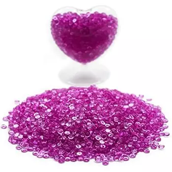 Прозрачные мини-акриловые бусины с плоской обратной стороной. Плоские акриловые шарики весом 1 фунт для наполнителя вазы, мини-декора сказочного сада, центральных элементов свадебной вечеринки, разбросанных по столу предметов. темно-синий