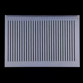 Прозрачные многомасштабные весы подходят для детей, детские линии для рисования, пластиковая линейка, математические инструменты, геометрические измерения