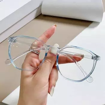 Прозрачные многоугольные компьютерные очки, оправа для женщин и мужчин, очки с защитой от синего света, блокирующие очки, оптические очки для очков