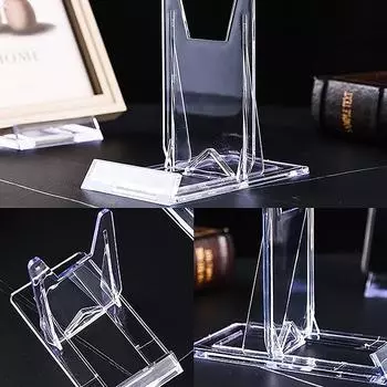 Прозрачные мольберты, регулируемые, прозрачные, пластиковые, держатели для тарелок, подставка для фотографий, рамка, стойка для свадьбы, дня рождения, украшения дома