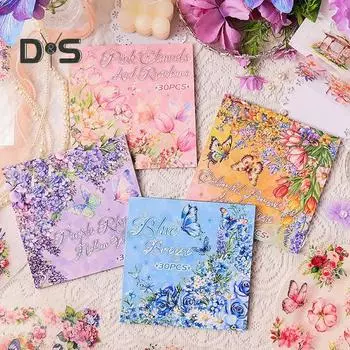 Прозрачные наклейки Книга Разных размеров Простые в использовании наклейки Журналирование Скрапбукинг Коллаж Наклейка Мусор Принадлежности для журналов A