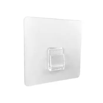 Прозрачные настенные крючки, прочные самоклеящиеся крючки для хранения в кухне и ванной комнате, вешалки на присоске, держатель для крючков для тяжелых грузов, стойка 5Pcs