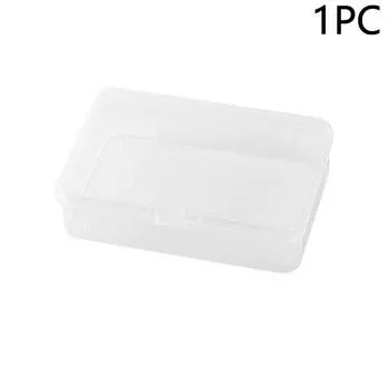 Прозрачные пластиковые коробки для игральных карт, контейнер для хранения, упаковка, коробка для игр в покер, настольные игры, органайзер для карт 1 PCS