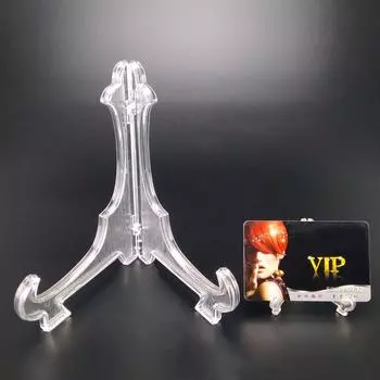 Прозрачные пластиковые мольберты, держатели для тарелок, фоторамки, подставка для фотокниг, переносная подставка для дисплея 12cm