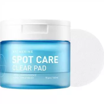 Прозрачные подушечки Haerin Spot Care 160 мл, 1 шт., 70 шт.