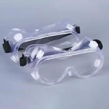 Прозрачные пылезащитные четырехгранные противотуманные очки с защитой от капель песка можно носить очки для близорукости полностью закрытые защитные очки