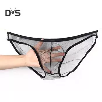 Прозрачные сетчатые трусы-стринги с Т-образной спинкой Spirit of the King, нижнее белье L