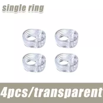 Прозрачные силиконовые накладки на дверные ручки для защиты от ударов стен и безопасности детей 4-pcs