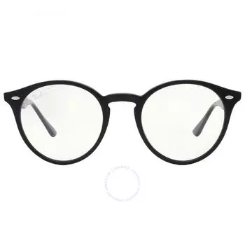 Прозрачные синие круглые солнцезащитные очки унисекс Ray Ban Transitions RB2180 601 MF 51