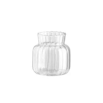Прозрачные стеклянные вазы в скандинавском стиле, цветочный горшок, декоративный настольный террариум, контейнер для настольных украшений для дома