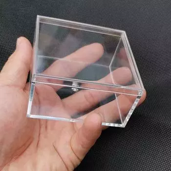 Прозрачные свадебные сувениры и подарочные коробки Cube Портативный контейнер-органайзер