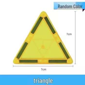 Прозрачные витражные магнитные строительные блоки Дополнительный набор для детей - Игрушка-подарок для мальчиков и девочек