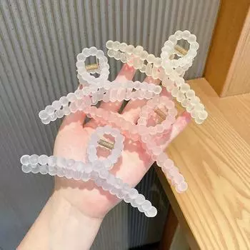 Прозрачные заколки для волос с когтями для женщин и девочек, летние милые заколки для волос в форме краба, заколки для волос, головные уборы, аксессуары для вечеринок, заколки для волос синий