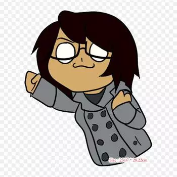 Прозрачные железные нашивки в стиле чиби Eevee Eevee для одежды, наклейки с аппликациями на одежду, термочувствительная нашивка на заказ