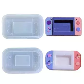 Прозрачные зыбучие пески, игровая консоль, силиконовые формы, шейкер для масла, УФ-смола, эпоксидная форма для брелка для DIY, кулон, изготовление ювелирных изделий B