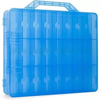 Прозрачный 48-ячеечный пластиковый ящик для хранения лаков для ногтей для ежедневного использования