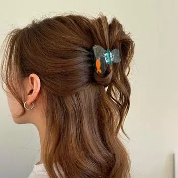 Прозрачный ацетатный коготь для волос, заколка для волос в виде животного, милый коготь для волос в виде рыбы, ежедневно розовый