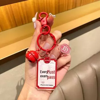 Прозрачный акриловый брелок: Вдохновляющий подарок на окончание школы или колледжа, креативная подвеска в национальном стиле.