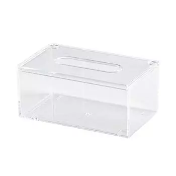 Прозрачный акриловый чехол для хранения, модный держатель для салфеток для офисного туалетного столика