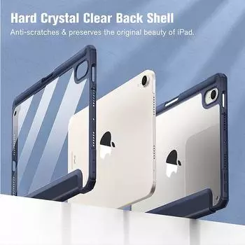 Прозрачный акриловый чехол для планшета iPad Mini6 2021 8,3 дюйма Защитный чехол для iPad 10th 10,9 2022 года с подсветкой 0 светло-фиолетовый