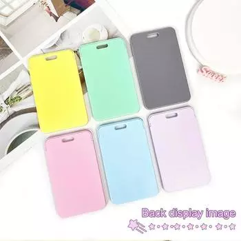 Прозрачный акриловый держатель для фотокарт, держатель для удостоверения личности автобуса, защитный рукав для фотографий