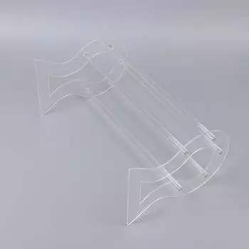 Прозрачный акриловый полый обруч для волос, стойка для хранения, ящик для хранения бытового оборудования