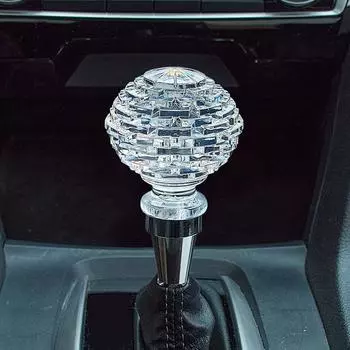 Прозрачный акриловый ромбовидный автомобильный рычаг переключения передач, ручка переключения передач для ручной автоматической коробки передач, автомобильные аксессуары