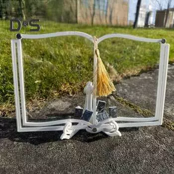 Прозрачный акриловый теневой ящик для цифровой книжной витрины, настольная книжная полка, подставка для журналов, подарок любителю книг для украшения, органайзер чистый