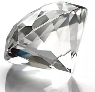 Прозрачный алмазный кристалл пресс-папье пресс-папье 100 мм 80 мм объект орнамент K9 прозрачный декор подарок на годовщину (100мм)