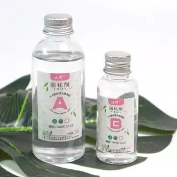 Прозрачный эпоксидный клей с высоким содержанием клея 3: 1 A&B, кристаллический клей для изготовления ювелирных изделий, 100 мл