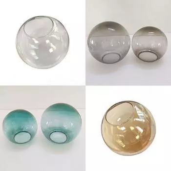 Прозрачный белый серый цвет выцветания сменный стеклянный абажур для люстры Magic Bean подвесной светильник, серый синий шар абажур фитинг